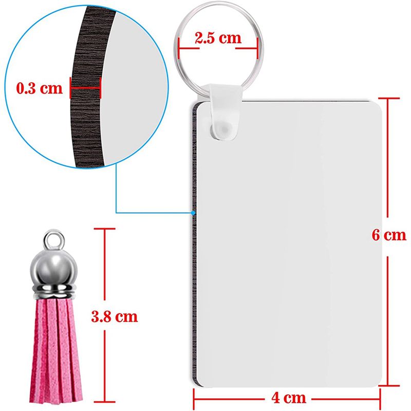 600Pcs Sublimation Keychain Bl - đánh giá và giá Wood Ring Blank