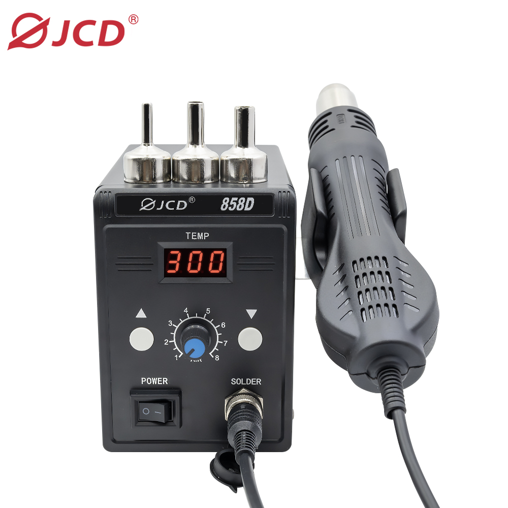 JCD Hot Air Gun 858D 700W BGA  - đánh giá và giá Heat Gun Small