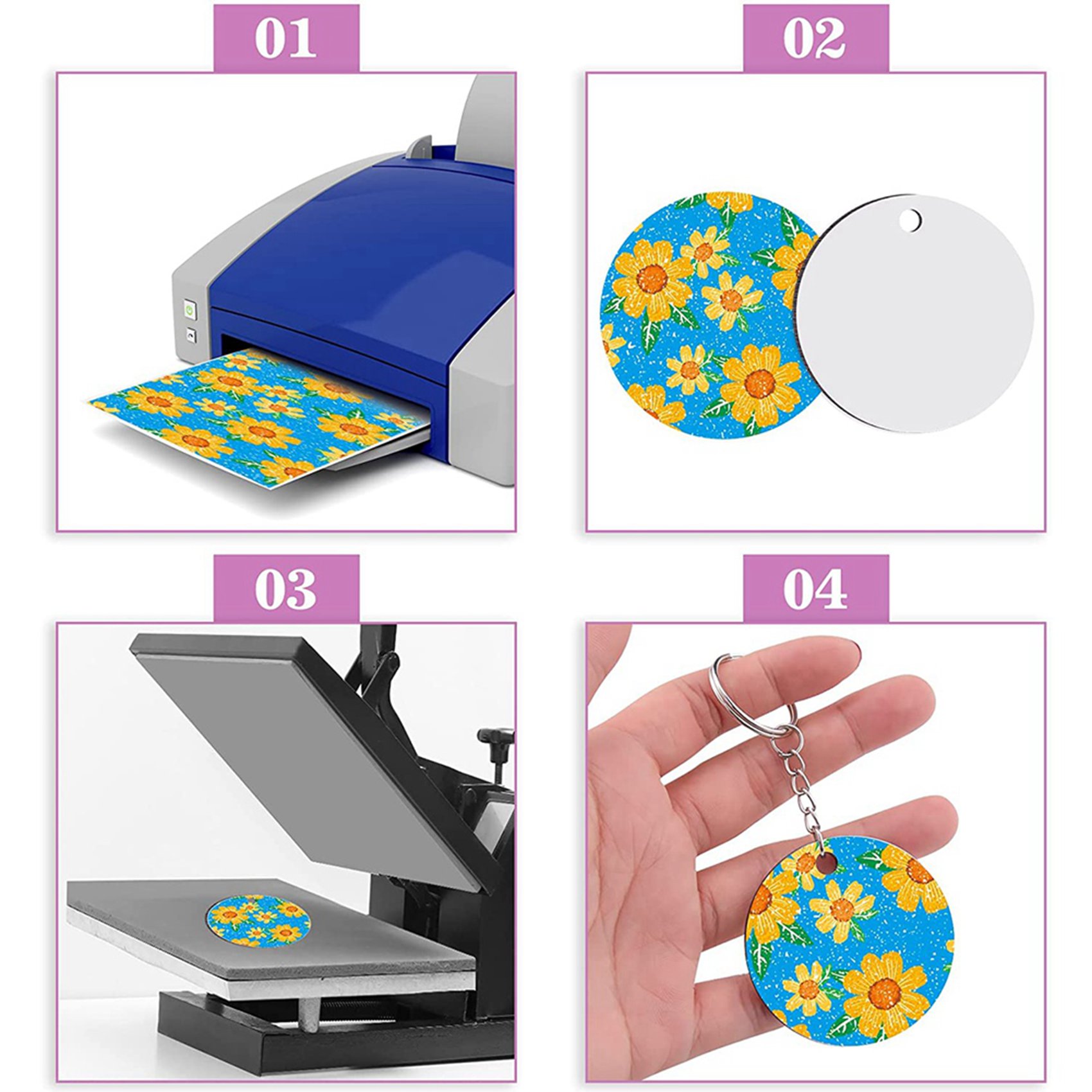480 Pieces Sublimation Blanks  - đánh giá và giá Wood Ring Blank